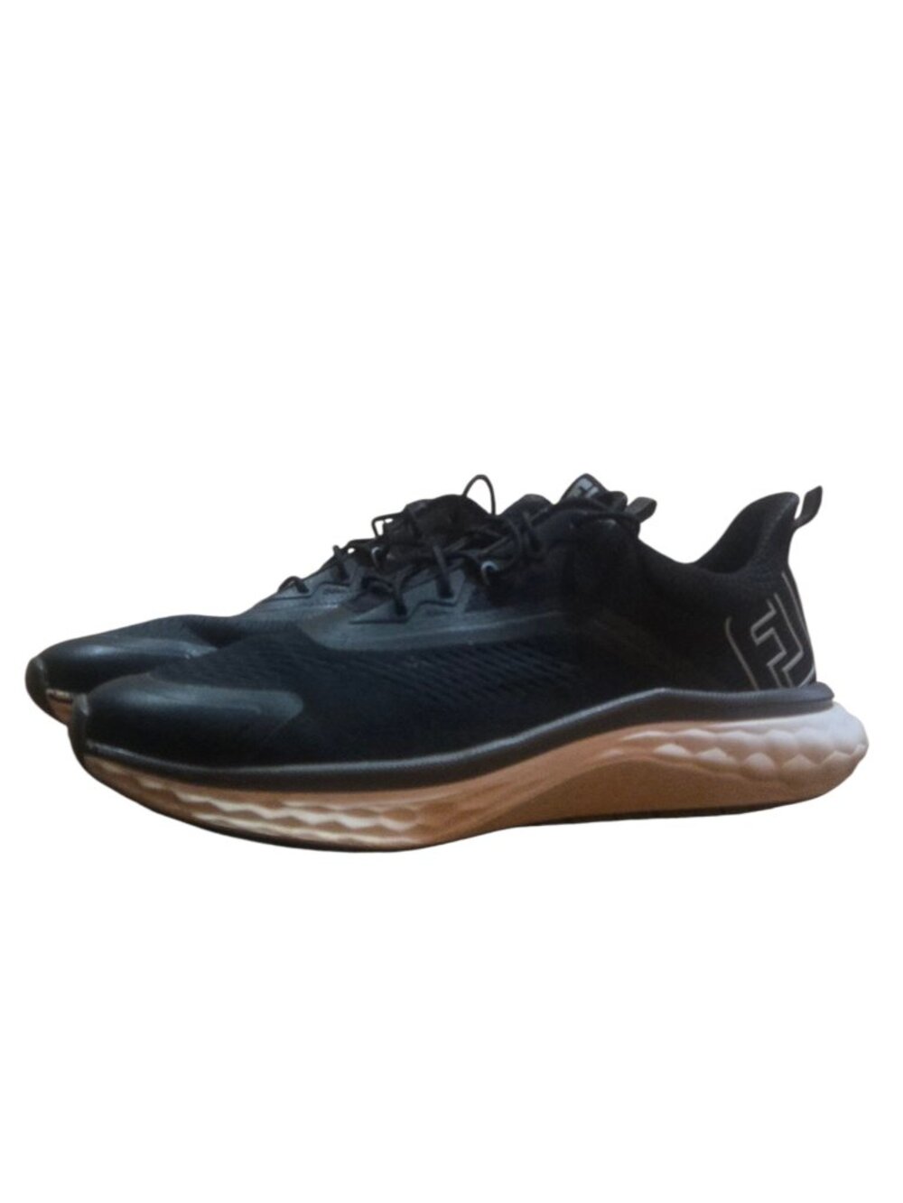 FootJoy Quantum Spikeless Golf Shoes #56690 Men's Size 9 Wide Black Athletic EUC